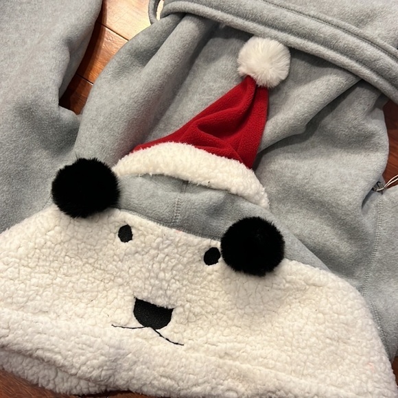 ⭐️ New Artisan NY Bear Hood Sherpa Robe Size Medium - Picture 8 of 10